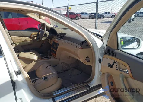 2004 Mercedes-Benz S 430 из США, поврежденный, VIN WDBNG70J94A406800